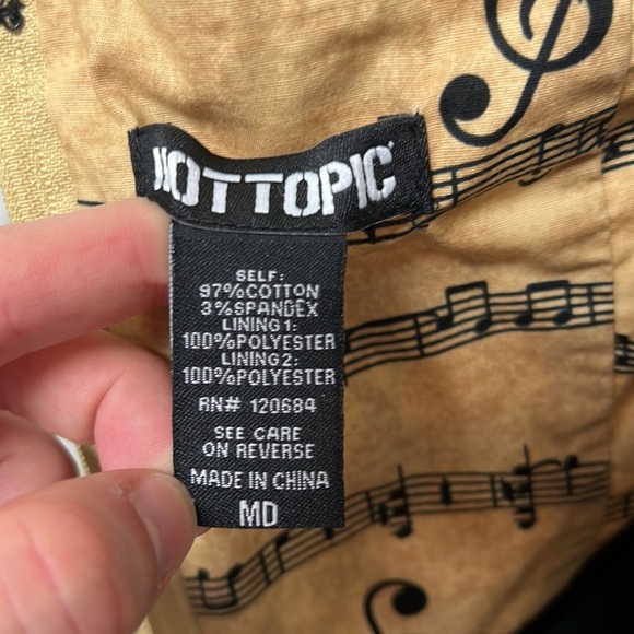 Hot Topic Music Note dress - Picture 7 of 8